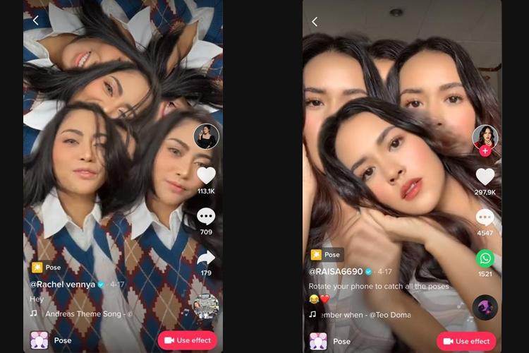 10 Efek TikTok yang Viral dan Sering Digunakan Selebgram