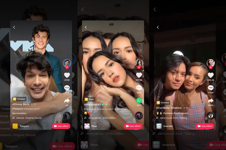 10 Efek TikTok yang Viral dan Sering Digunakan Selebgram