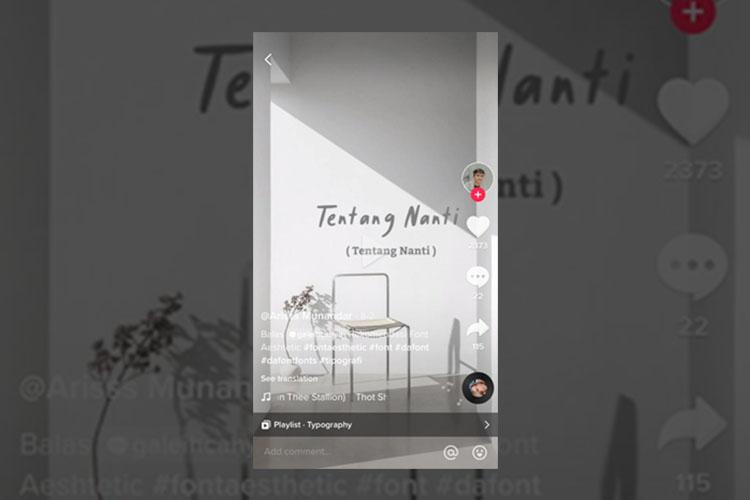 10 Nama Font Aesthetic yang Buat Video TikTok Makin Keren