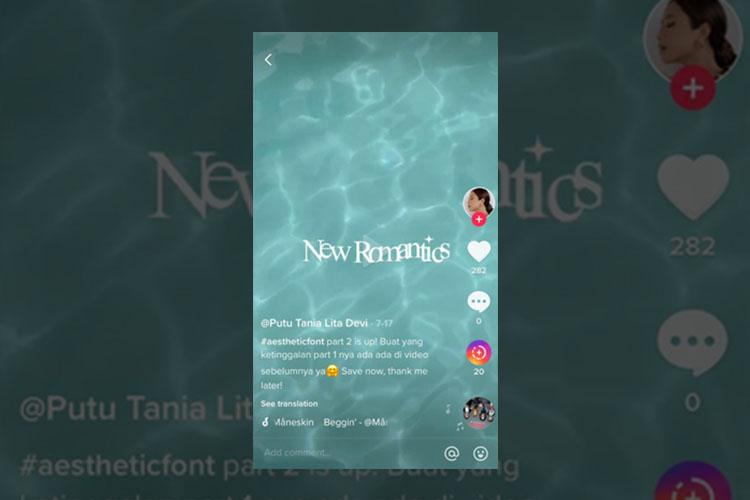 10 Nama Font Aesthetic yang Buat Video TikTok Makin Keren