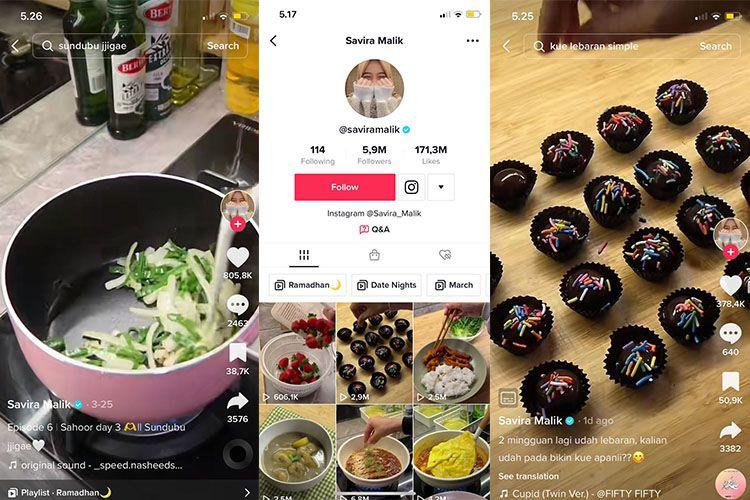 Rekomendasi Akun TikTok dengan Konten Masak Simple