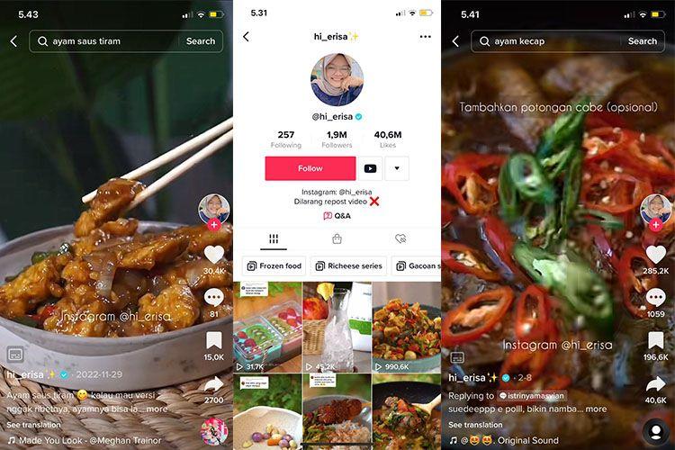 Rekomendasi Akun TikTok dengan Konten Masak Simple